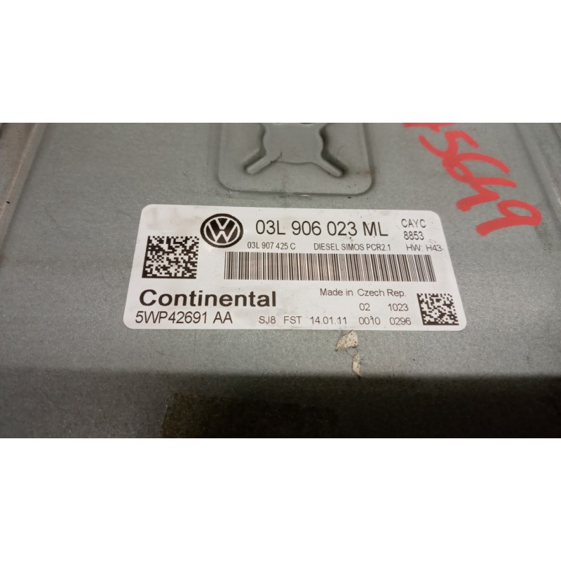 VOLKSWAGEN CENTRALINA MOTORE VOLKSWAGEN Golf 6 2008>2012 usato