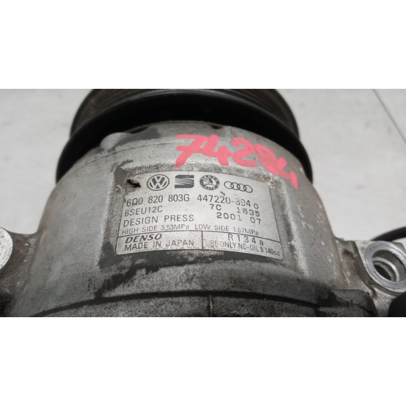 VOLKSWAGEN AIR CONDITIONER COMPRESSOR VOLKSWAGEN Polo 2001>2005 used