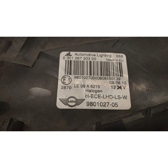 FRONT LEFT FLASHLIGHT  MINI R60  Countryman 2014>2017 used