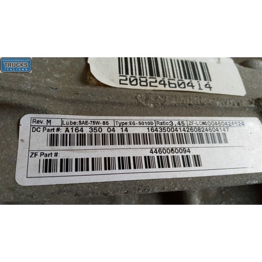 GRUPPO DIFFERENZIALE POSTERIORE MERCEDES-BENZ Classe M (W164) 2005>2011 usato