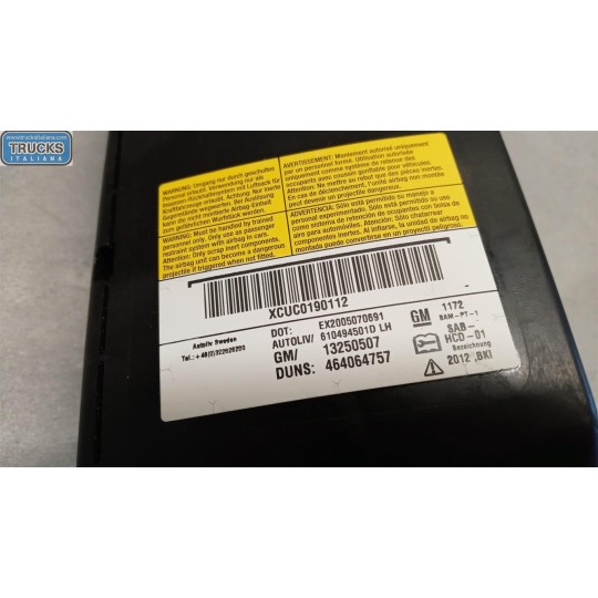 AIR BAG LATERALE SINISTRO OPEL Meriva B 2010>2014 usato