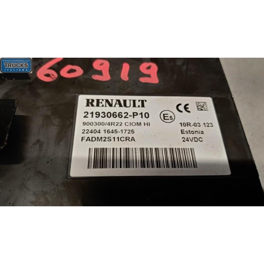 VARIOUS CONTROL UNIT C RENAULT truck T 2014> used