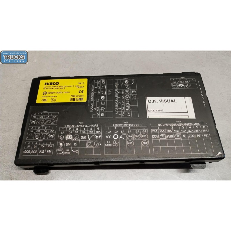 IVECO VARIOUS CONTROL UNIT C IVECO Stralis 2007>2013 used