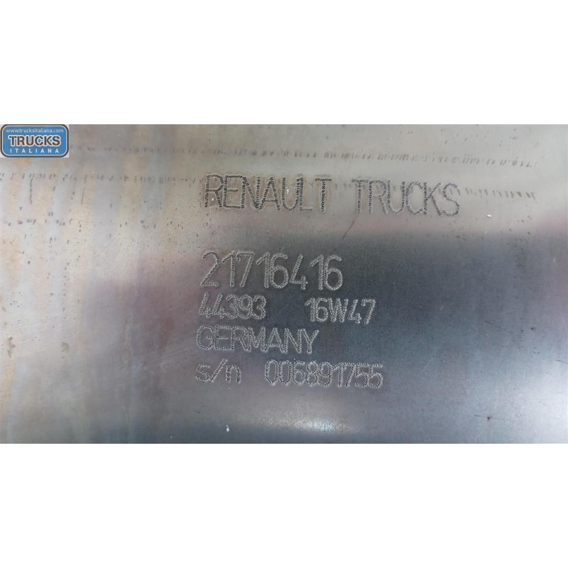 RENAULT truck FILTRO ANTIPARTICOLATO RENAULT truck T 2014> usato