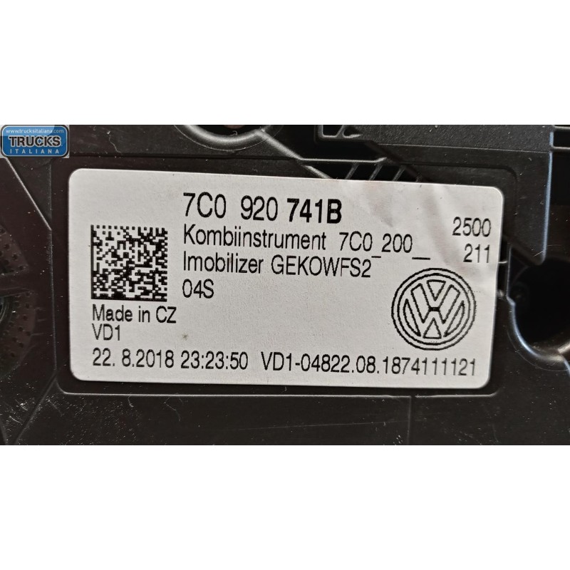 VOLKSWAGEN van QUADRO STRUMENTI VOLKSWAGEN van Crafter 2017> usato