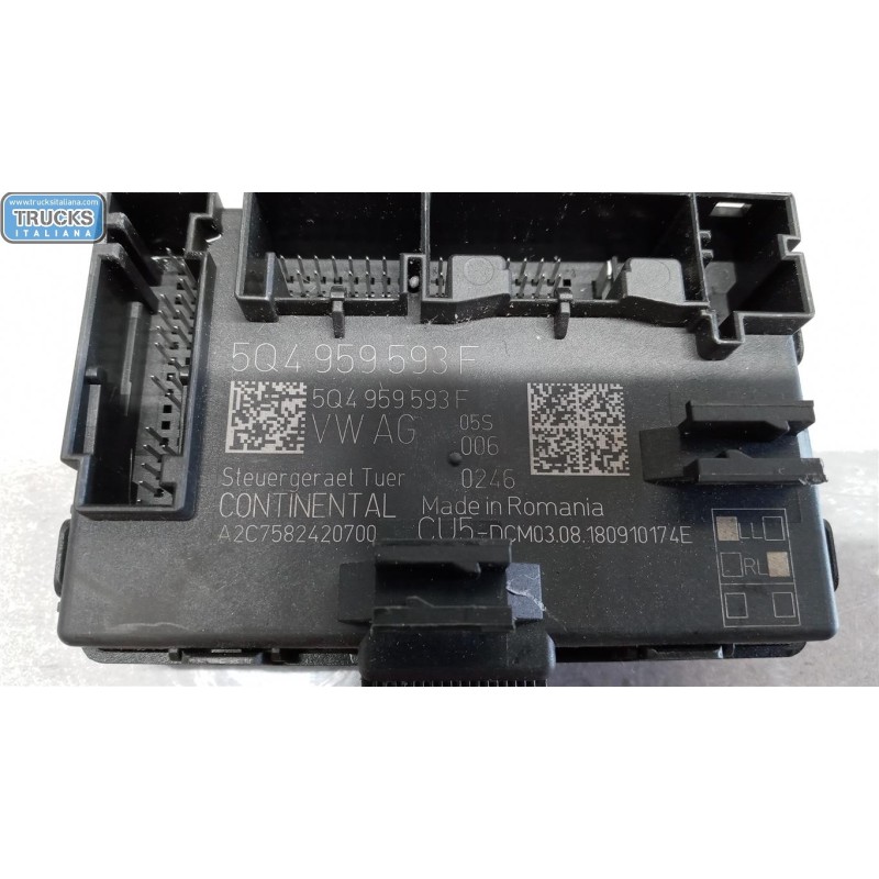 VOLKSWAGEN van VARIOUS CONTROL UNITS A  VOLKSWAGEN van Crafter 2017> used