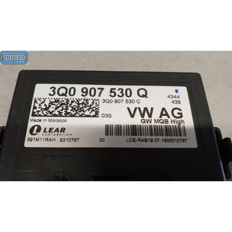 VOLKSWAGEN van VARIOUS CONTROL UNIT C VOLKSWAGEN van Crafter 2017> used