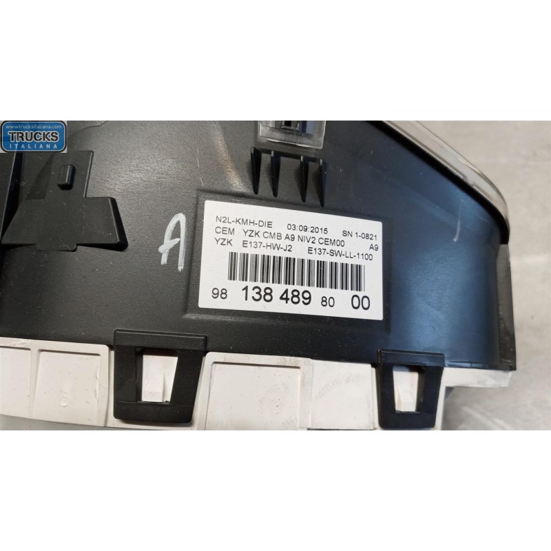 PEUGEOT INSTRUMENT PANEL PEUGEOT 208 2012>2015 used