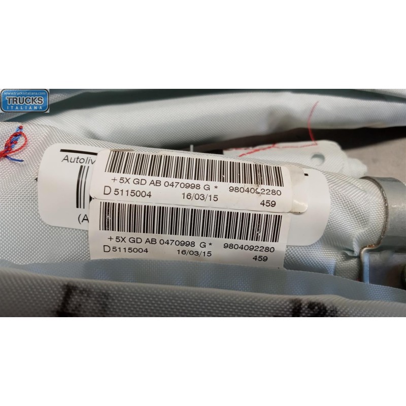 PEUGEOT AIR BAG TETTO DESTRO PEUGEOT 208 2012>2015 usato