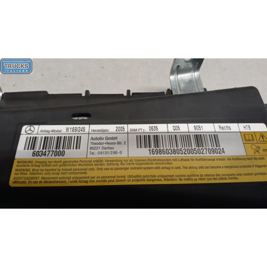 CURTAIN AIRBAG RIGHT  MERCEDES-BENZ Classe A (W169) 2004>2008 used