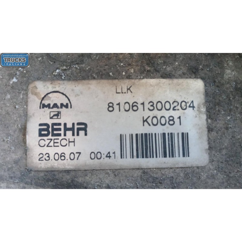 MAN RADIATORE INTERCOOLERS MAN TG-A 2000>2007 usato