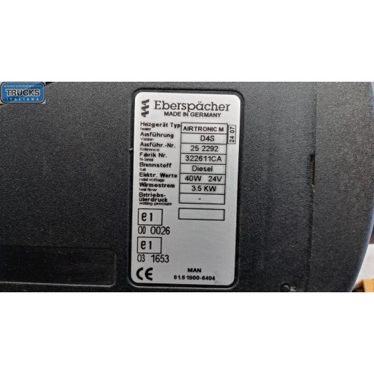 WEBASTO MAN TG-A 2000>2007 used