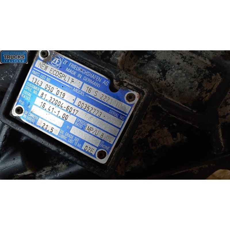 MAN GEARBOXES  MAN TG-A 2000>2007 used