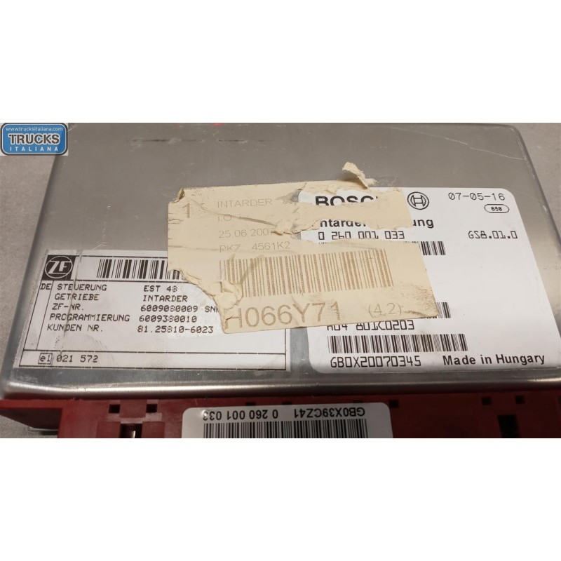 MAN VARIOUS CONTROL UNITS A  MAN TG-A 2000>2007 used