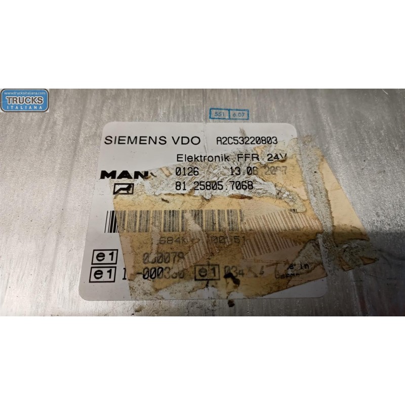 MAN CENTRALINA MOTORE MAN TG-A 2000>2007 usato