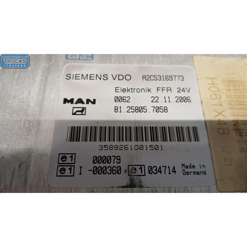 MAN CENTRALINA MOTORE MAN TG-A 2000>2007 usato