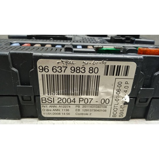 VARIOUS CONTROL UNITS B  PEUGEOT Expert 2007> used