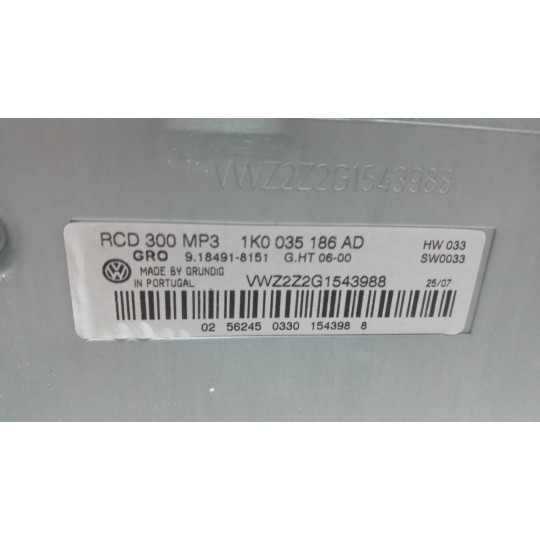 CAR RADIO VOLKSWAGEN Golf 5 2003>2008 used