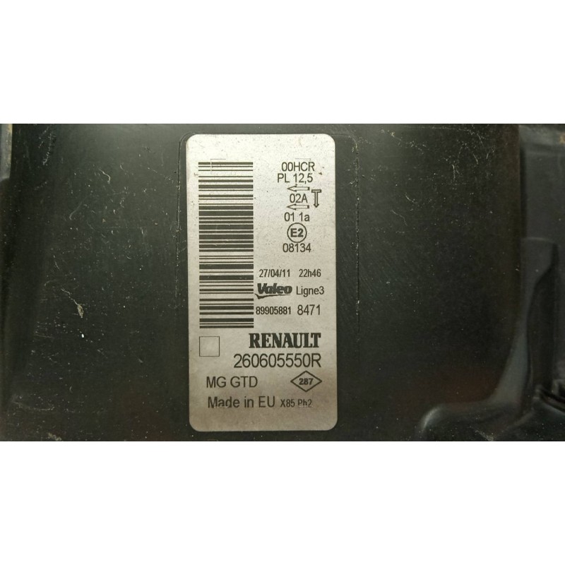 RENAULT FARO ANTERIORE SINISTRO RENAULT Clio 2009>2012 usato