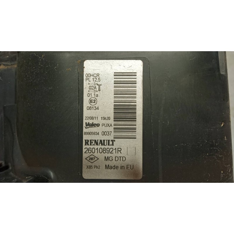 RENAULT FARO ANTERIORE DESTRO RENAULT Clio 2009>2012 usato