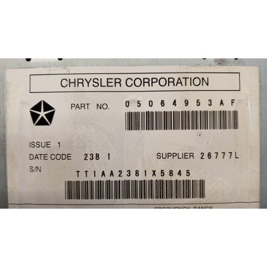 AUTORADIO JEEP Compass 2011>2015 usato