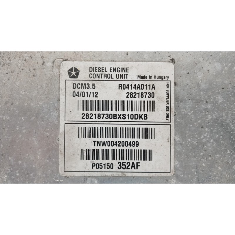 JEEP CENTRALINA MOTORE JEEP Compass 2011>2015 usato