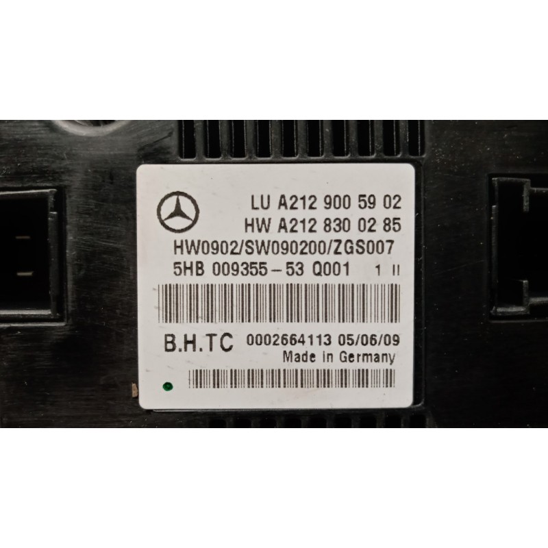 MERCEDES-BENZ CENTRALINA CLIMATIZZATORE MERCEDES-BENZ Classe E (W/S212) 2009>2012 usato