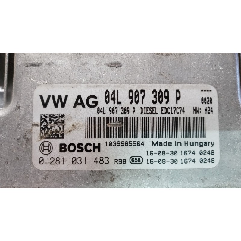 VOLKSWAGEN ENGINE UNIT VOLKSWAGEN Tiguan 2016>2020 used