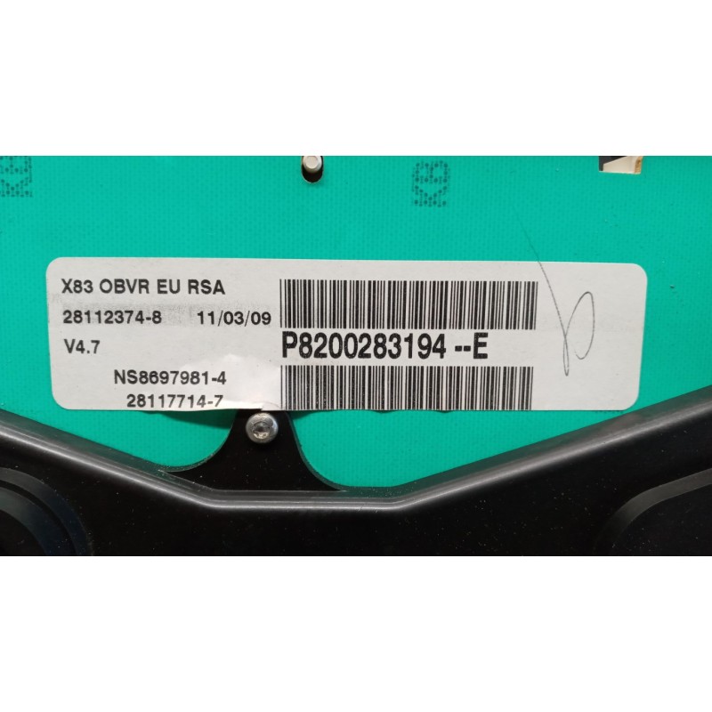 RENAULT van QUADRO STRUMENTI RENAULT van Trafic 2007>2010 usato