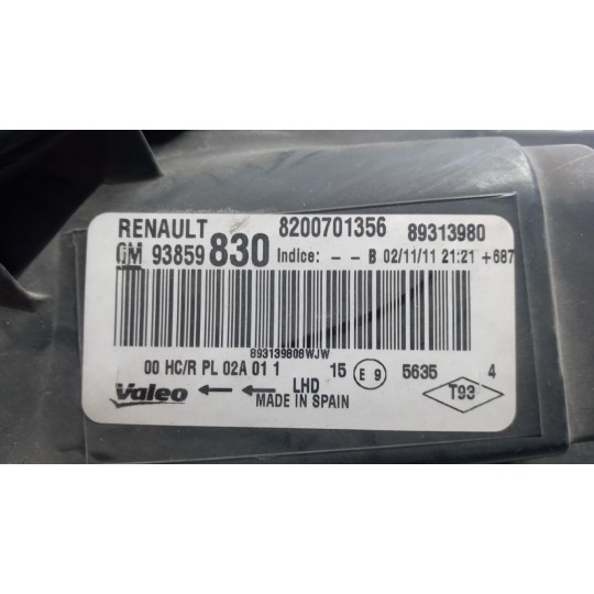FARO ANTERIORE DESTRO RENAULT van Trafic 2007>2010 usato