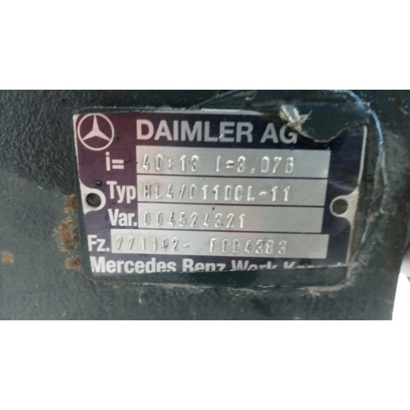 MERCEDES-BENZ truck GRUPPO DIFFERENZIALE POSTERIORE MERCEDES-BENZ truck Atego euro 5 2008>2013 usato
