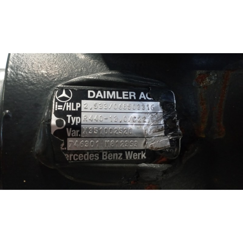 MERCEDES-BENZ truck GRUPPO DIFFERENZIALE POSTERIORE MERCEDES-BENZ truck Actros euro 6 2014>2021 usato