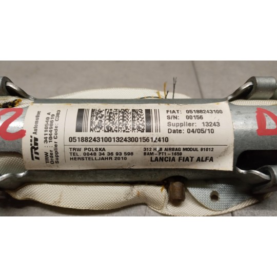 AIR BAG TETTO DESTRO FIAT F.500 2007>2015 usato