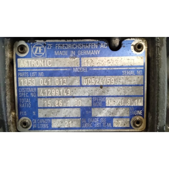 GEARBOXES  IVECO Stralis 2007>2013 used