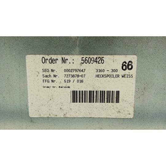 REAR SPOILER  BMW Serie 3 (F31) SW 2011> used