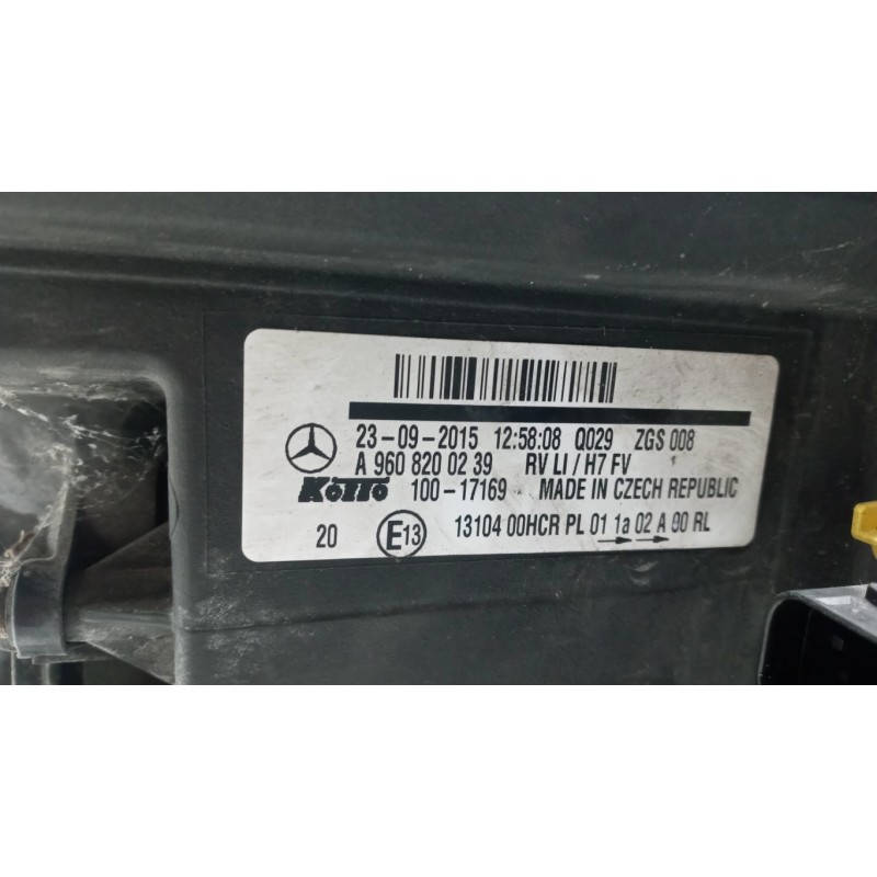 MERCEDES-BENZ truck FARO ANTERIORE SINISTRO MERCEDES-BENZ truck Actros euro 6 2014>2021 usato