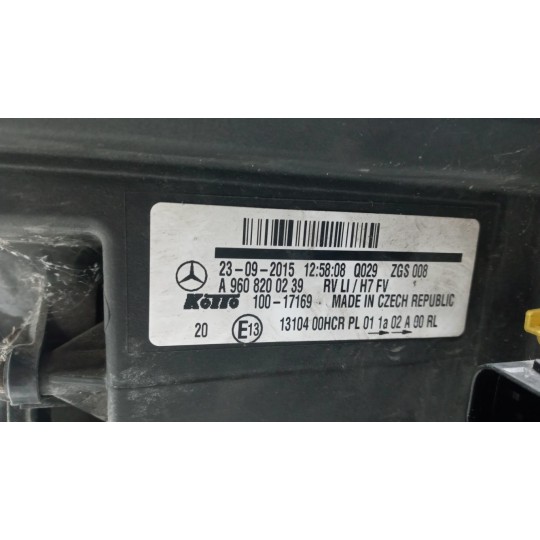 FRONT LEFT FLASHLIGHT  MERCEDES-BENZ truck Actros euro 6 2014>2021 used