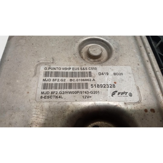 CENTRALINA MOTORE FIAT F.Punto Evo 2009>2012 usato