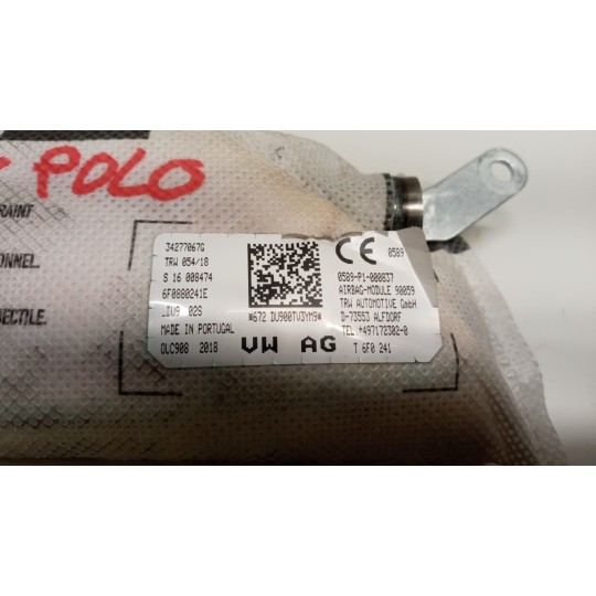 AIR BAG LATERALE SINISTRO VOLKSWAGEN Polo 2017>2021 usato