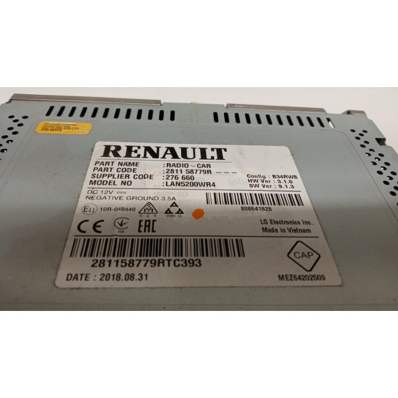 DACIA AUTORADIO DACIA Duster 2018> 2021 usato