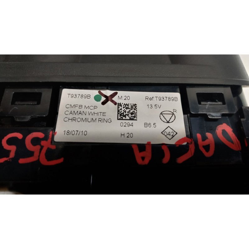 DACIA AC CONTROL UNIT DACIA Duster 2018> 2021 used