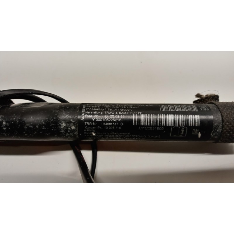 OPEL CINTURA DI SICUREZZA ANTERIORE SINISTRA OPEL Meriva B 2010>2014 usato