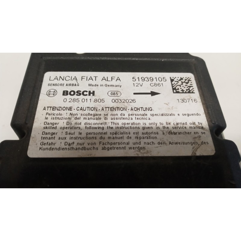 LANCIA AIR BAG UNIT LANCIA Ypsilon 2011>2015 used