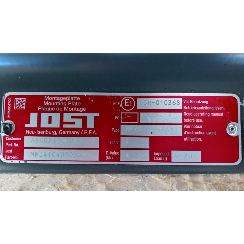 MERCEDES-BENZ truck TURNBUCKLE MERCEDES-BENZ truck Actros euro 6 2014>2021 used