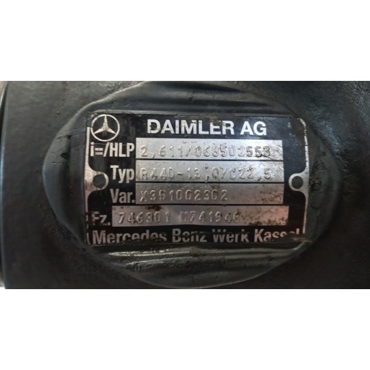 GRUPPO DIFFERENZIALE POSTERIORE MERCEDES-BENZ truck Actros euro 6 2014>2021 usato