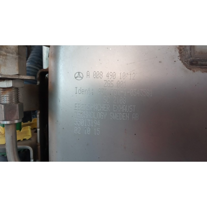 MERCEDES-BENZ truck SILENCER MERCEDES-BENZ truck Actros euro 6 2014>2021 used