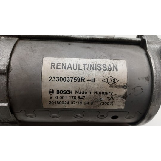 STARTER MOTOR DACIA Duster 2018> 2021 used