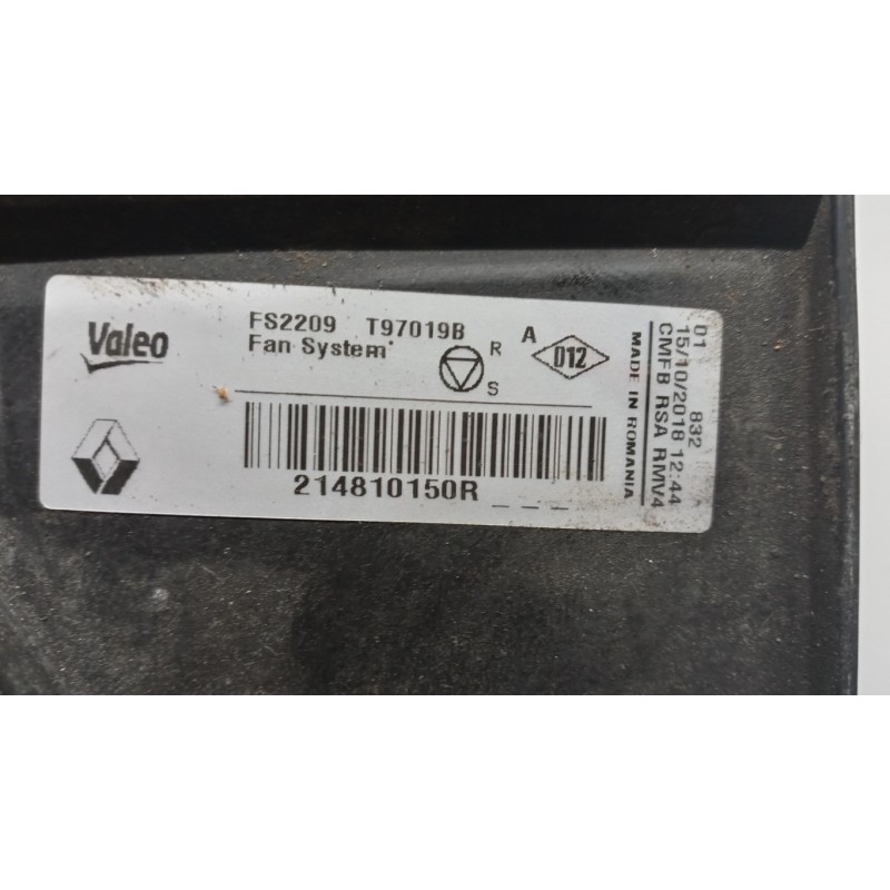 DACIA CONVOGLIATORE ELETTROVENTOLA DACIA Duster 2018> 2021 usato