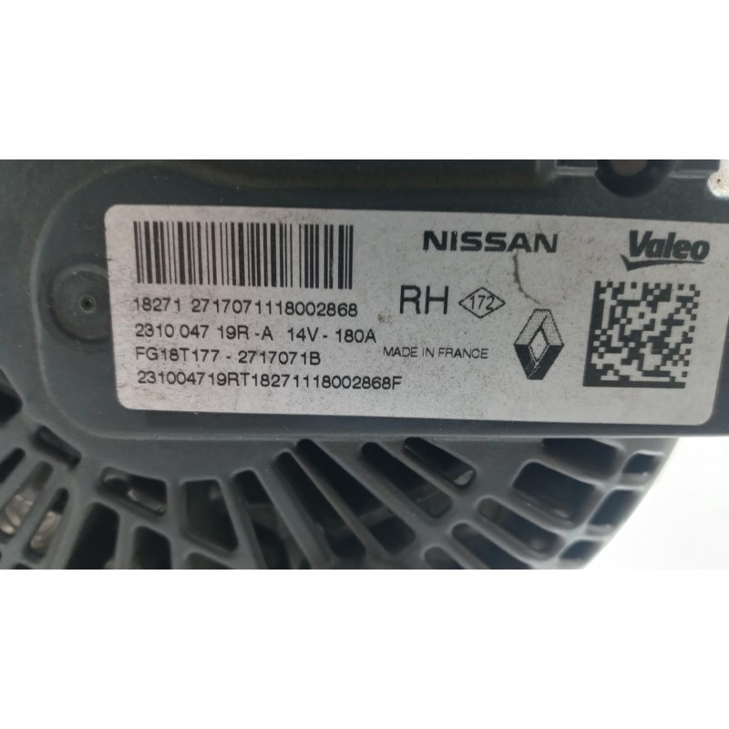 DACIA ALTERNATOR DACIA Duster 2018> 2021 used