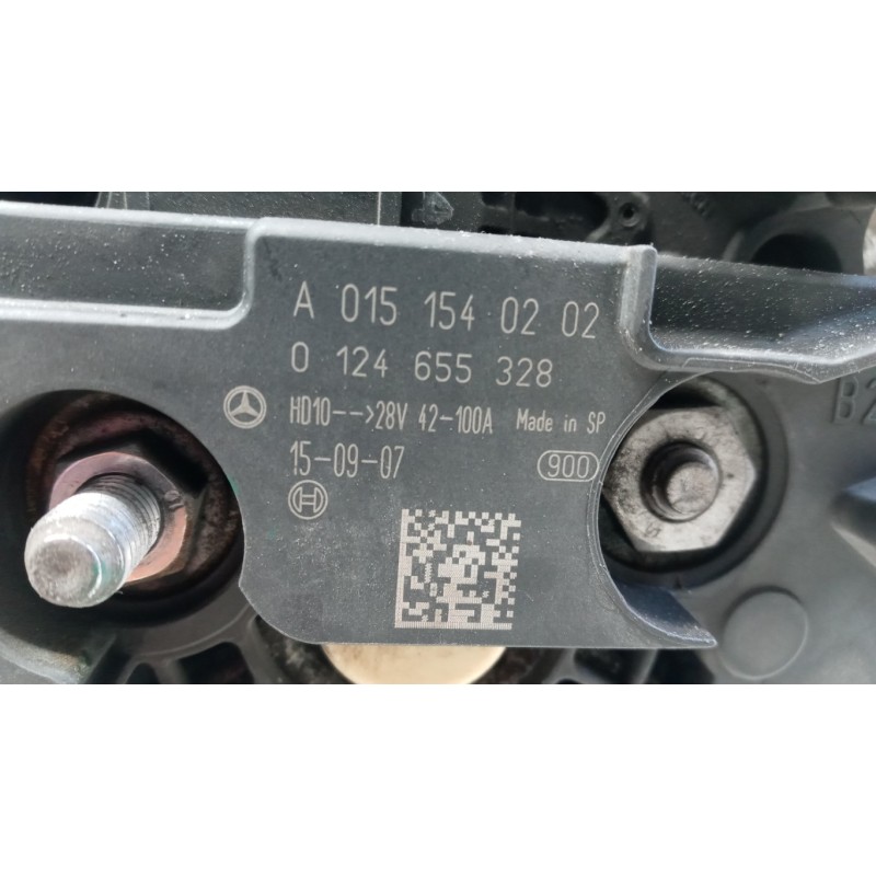 MERCEDES-BENZ truck ALTERNATOR MERCEDES-BENZ truck Actros euro 6 2014>2021 used